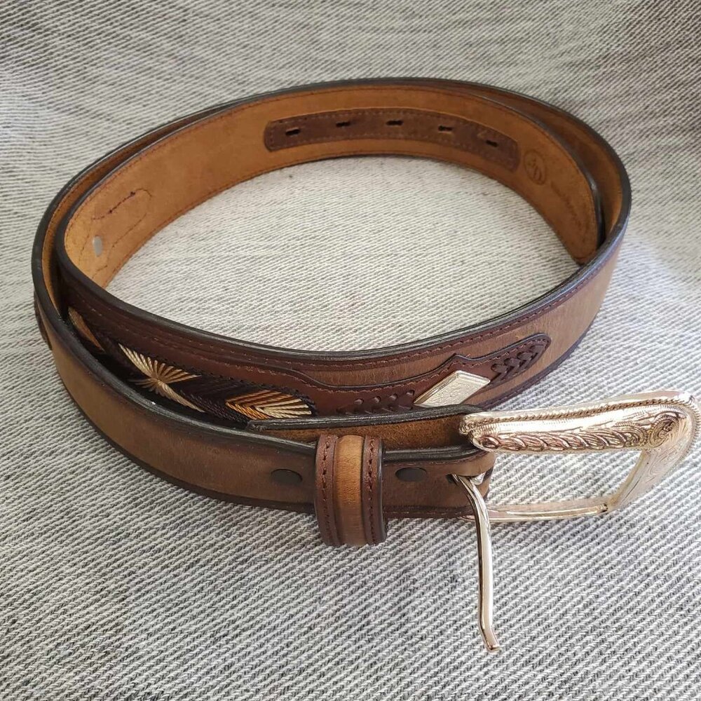 New Beautiful 3D Leather Belt